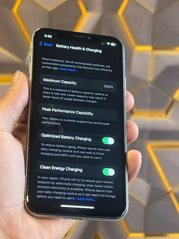 IPHONE X PTA APPROVED 64GB 4