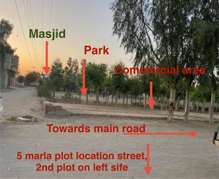 5 merla and 40 sqr feet plot in illama iqbal town 78 sargodha. 1