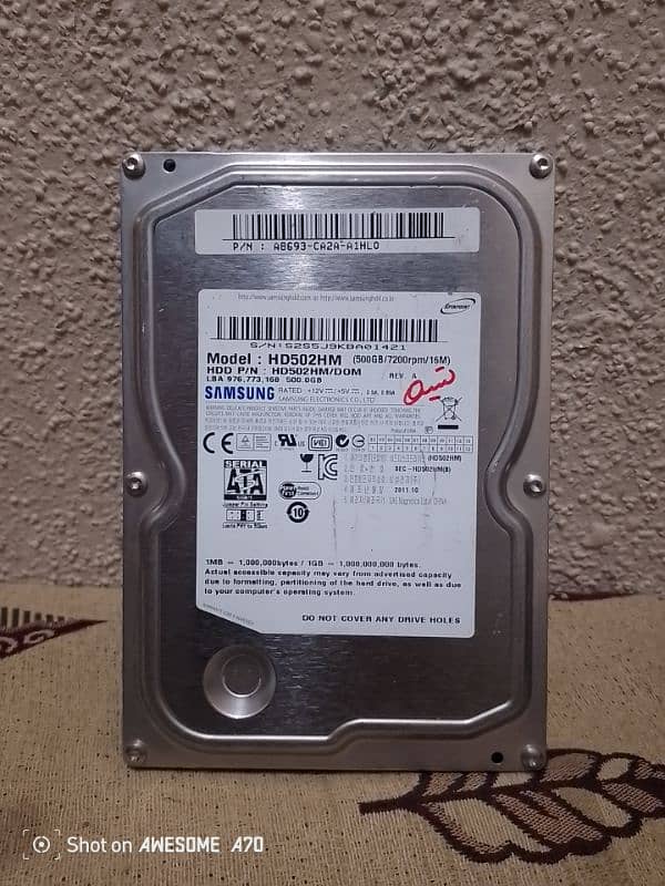 Hdd 500gb 2