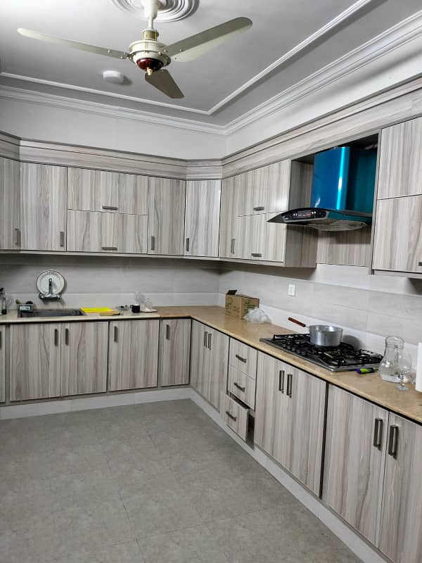 40x80 Marble Flooring Upper Portion With Servant Quarte Available On Rent In I-8 9