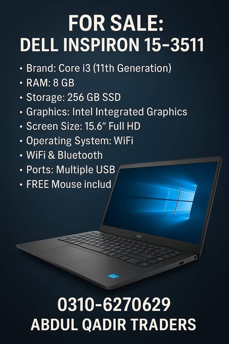 Dell Inspiron 15-3511 0