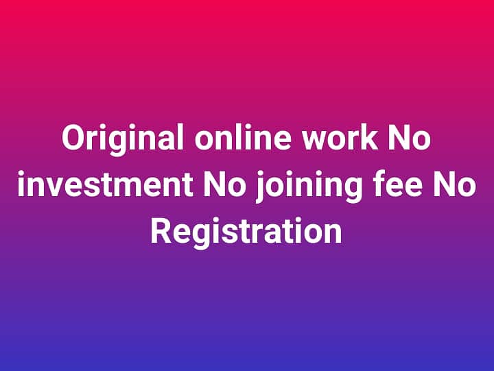 onlinw work 0