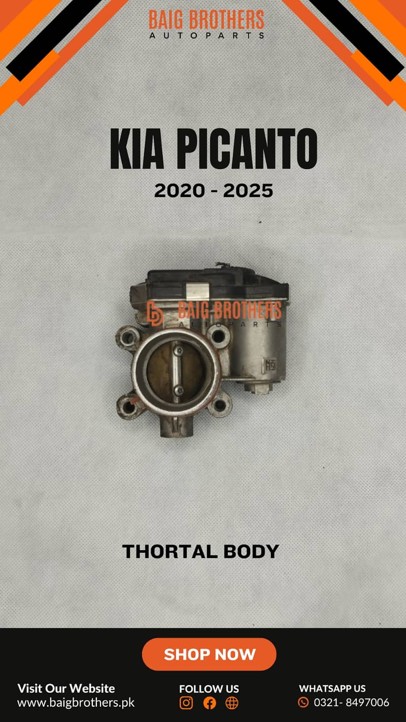 Kia Picanto Zs Rs Air Bags Cooling Coil Diggi Bonnet Engine Sheild Rim 8