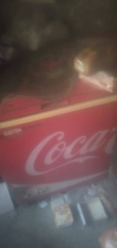 deep freezer and bottle ccoca cola creat for sale 0