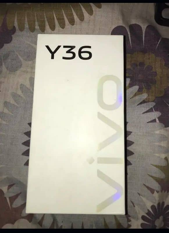 vivo y36 8+8 128gb complete box 3