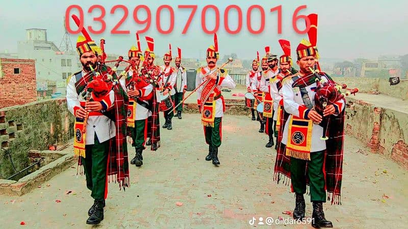 Fauji Band, Baja Party/Dhol for Mendi, barat event/Pipe band/foji band 1