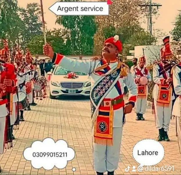Fauji Band, Baja Party/Dhol for Mendi, barat event/Pipe band/foji band 2