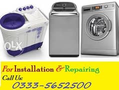 Fully automatic washing machine installation repairing services provid