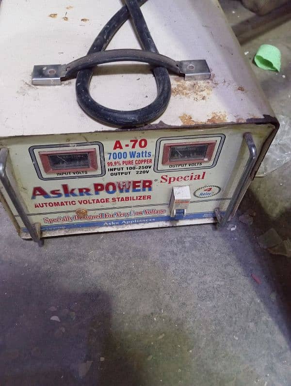 100% Full copper 7000watt stabilizer 1