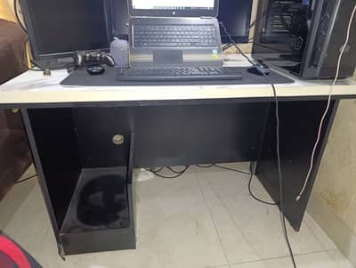 computer table with rgb lights  custom