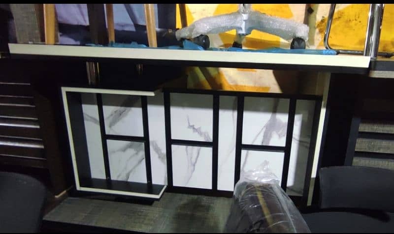 computer table with rgb lights  custom 2