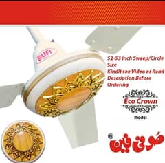 Sufi Fans Ceiling Fan Eco Model Off white