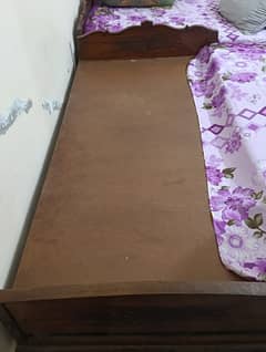 Two Single Beds with Mattresses – Pure Wood – Excellent Condition
