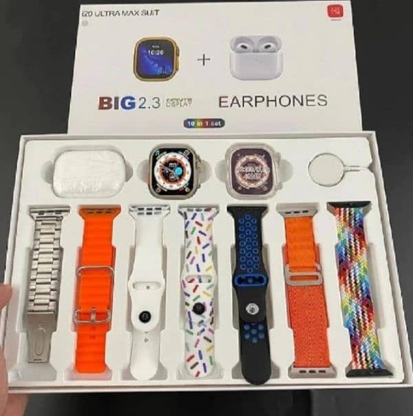 SMART WATCH + AIR PHONES 0
