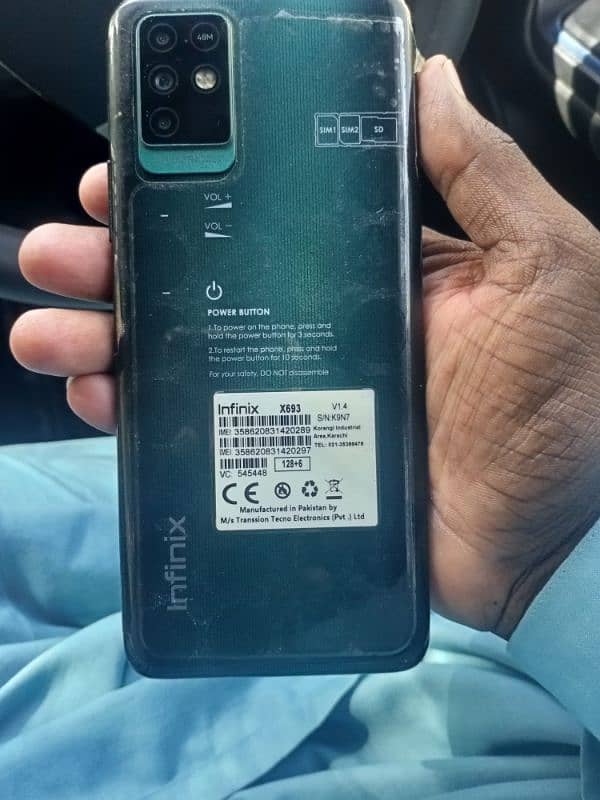 Infinix note 10  6/128 0