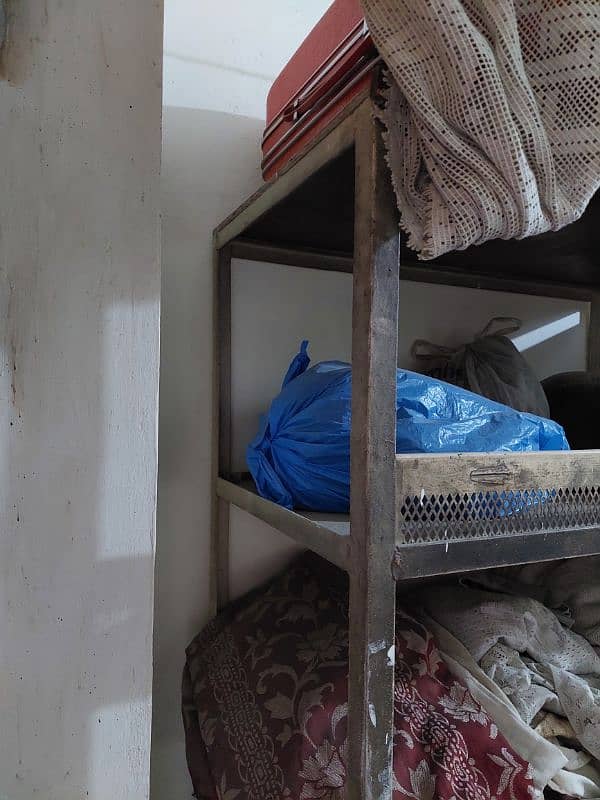 PURE STRONG IRON 5 SHELFS RACKS HEAVY IRON WEIGHT STRONG RELIABLE HEAV 4