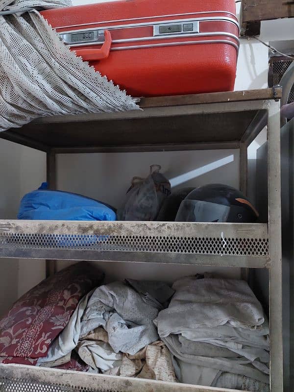 PURE STRONG IRON 5 SHELFS RACKS HEAVY IRON WEIGHT STRONG RELIABLE HEAV 11