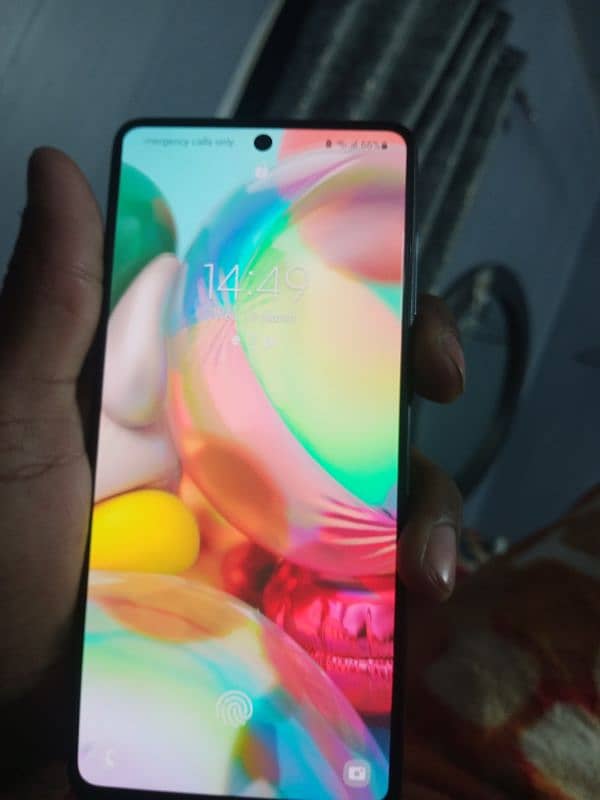 Samsung A71 with box 0