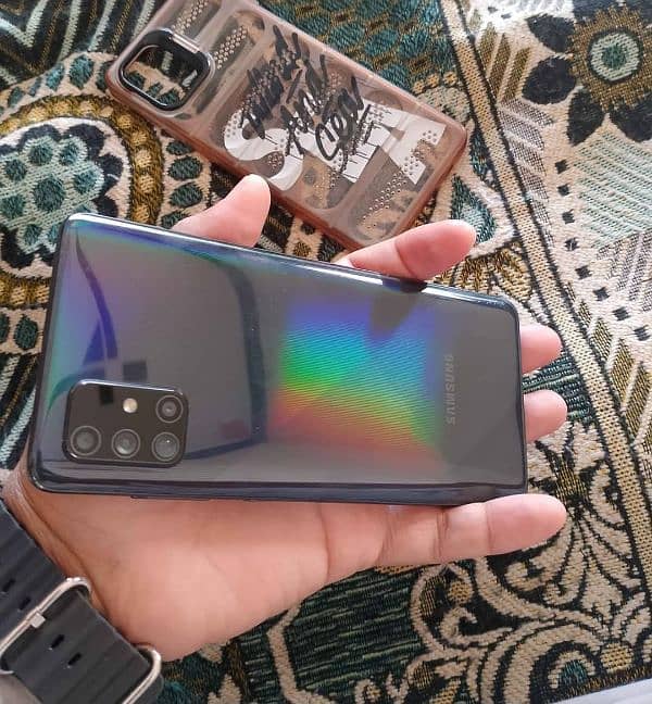 Samsung A71 with box 2
