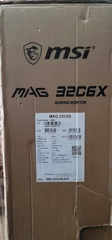 MSI MAG 32C6X GAMING MONITOR 260HZ 3