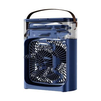 Portable Air Conditioner Fan Usb Electric Fan With Led Night Light 3
