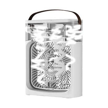 Portable Air Conditioner Fan Usb Electric Fan With Led Night Light 5