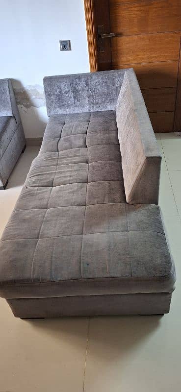L shaped 5 seater sofa 5