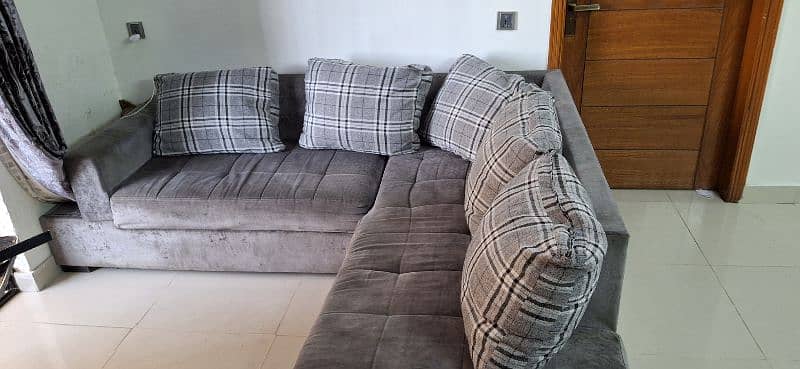 L shaped 5 seater sofa 6