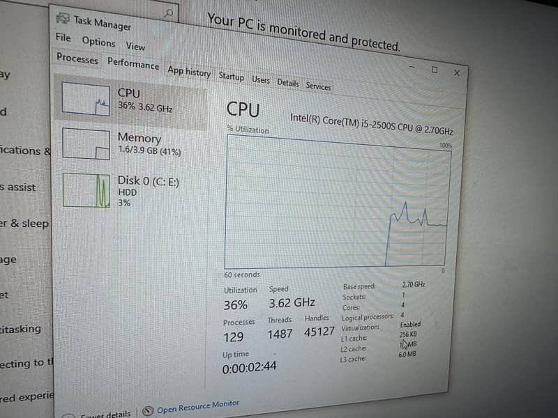Dell Optiplex 790 USFF i5-2500s 4x2.2. 70 GHz 4GB RAM,  DVD Windows 10 3