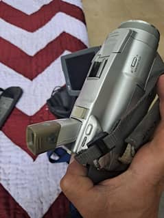sony Handycam DCR hc65 complete with stand