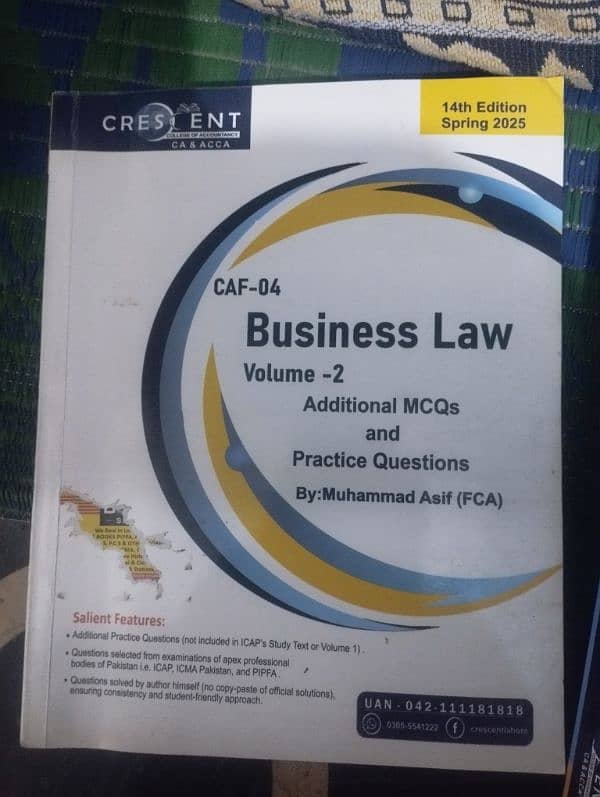 CA inter CAF books 4