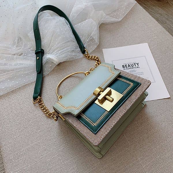 Bag Women's 2025 New Korean Fashion Contrast Color Small 1