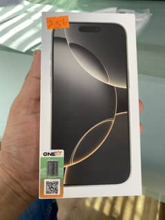 iPhone 16 Pro Physical + eSIM 256gb PTA Approved Natural Titanium