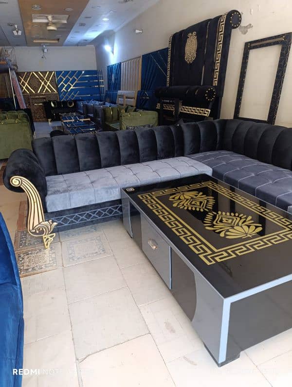 brand new elegant design L shape corner sofa in master molty foam 5