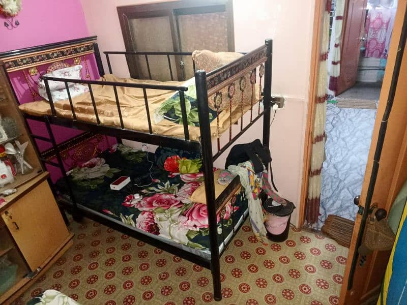 Bunk bed for sale // double bed // Double story // with 2 matrices 1
