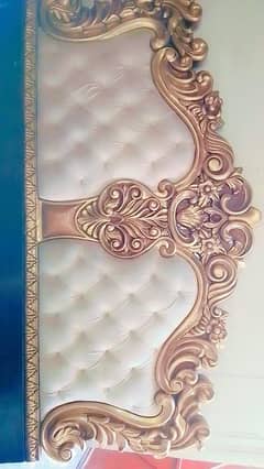 king size bed new style color golden