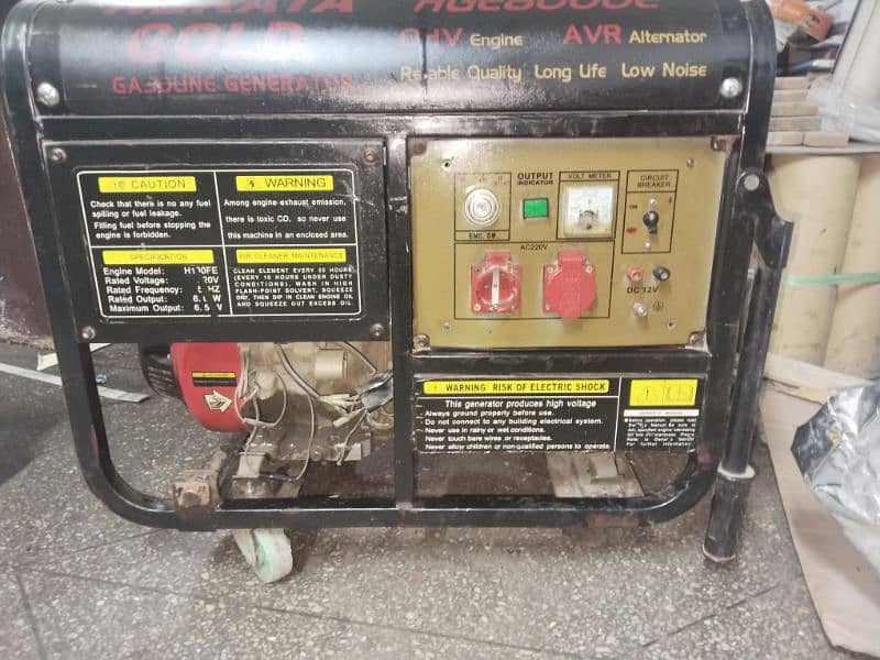 Generator for Sale 6.5 KV NEKATA Brand Portable Low Noise Generator 5