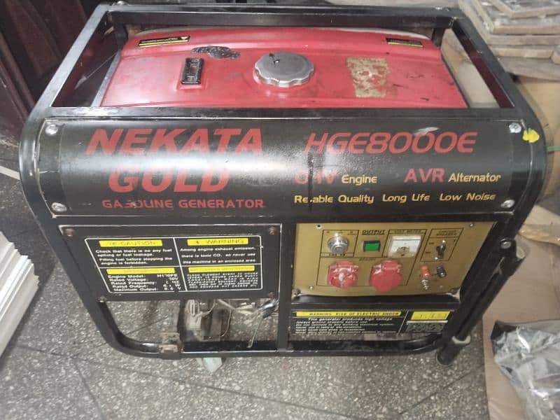 Generator for Sale 6.5 KV NEKATA Brand Portable Low Noise Generator 6