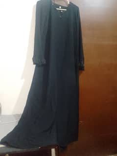 abaya and 1 embroided shawal/ chaddar