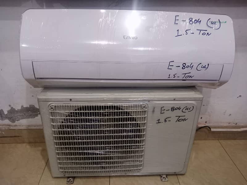 Enviro 1.5 ton dc inverter E804UC year warranty(0306=4462/443)classset 0