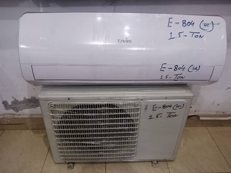Enviro 1.5 ton dc inverter E804UC year warranty(0306=4462/443)classset 3