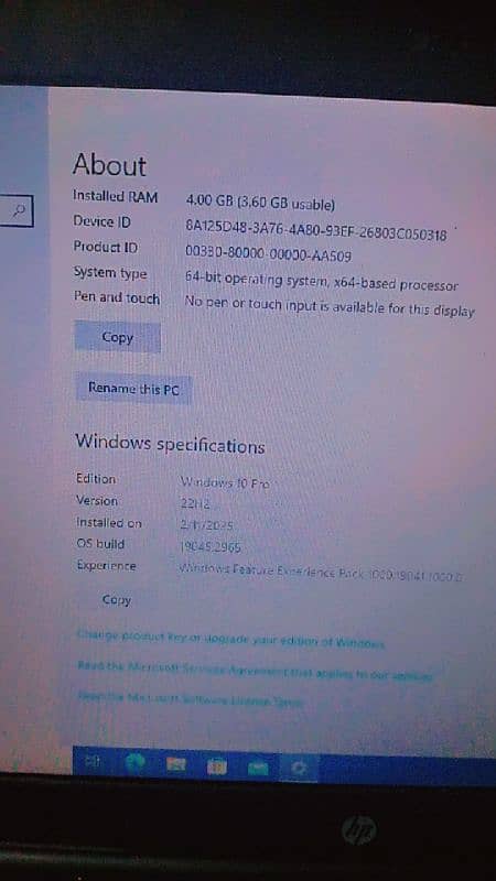 Hp laptop 0