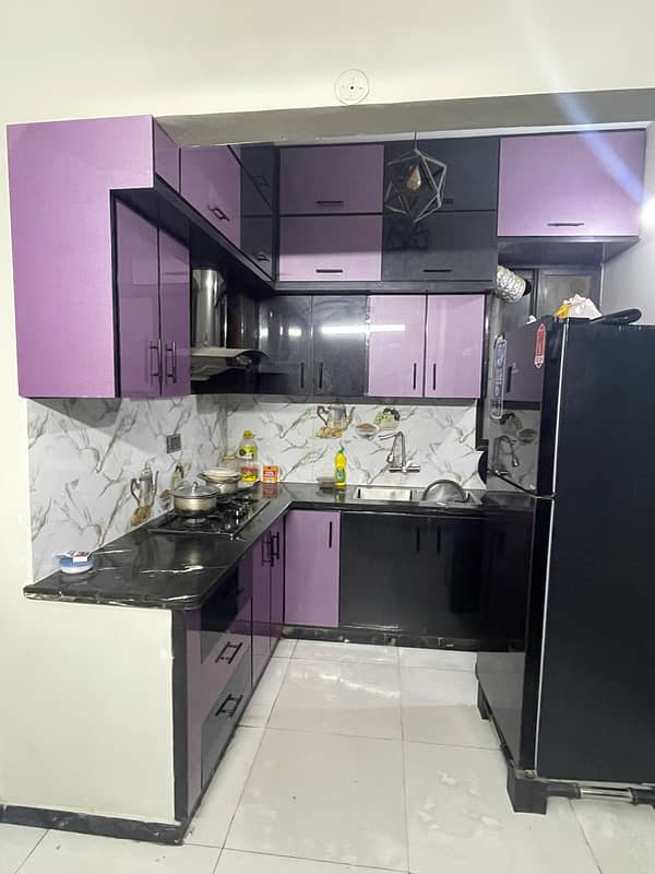 3 BED DD PORTION FOR SALE 2ND FLOOR ROAD FACING 2 BALCONIES KHATM E NABUWAT CHOWK OPPOSITE COUNTY GARDEN 0