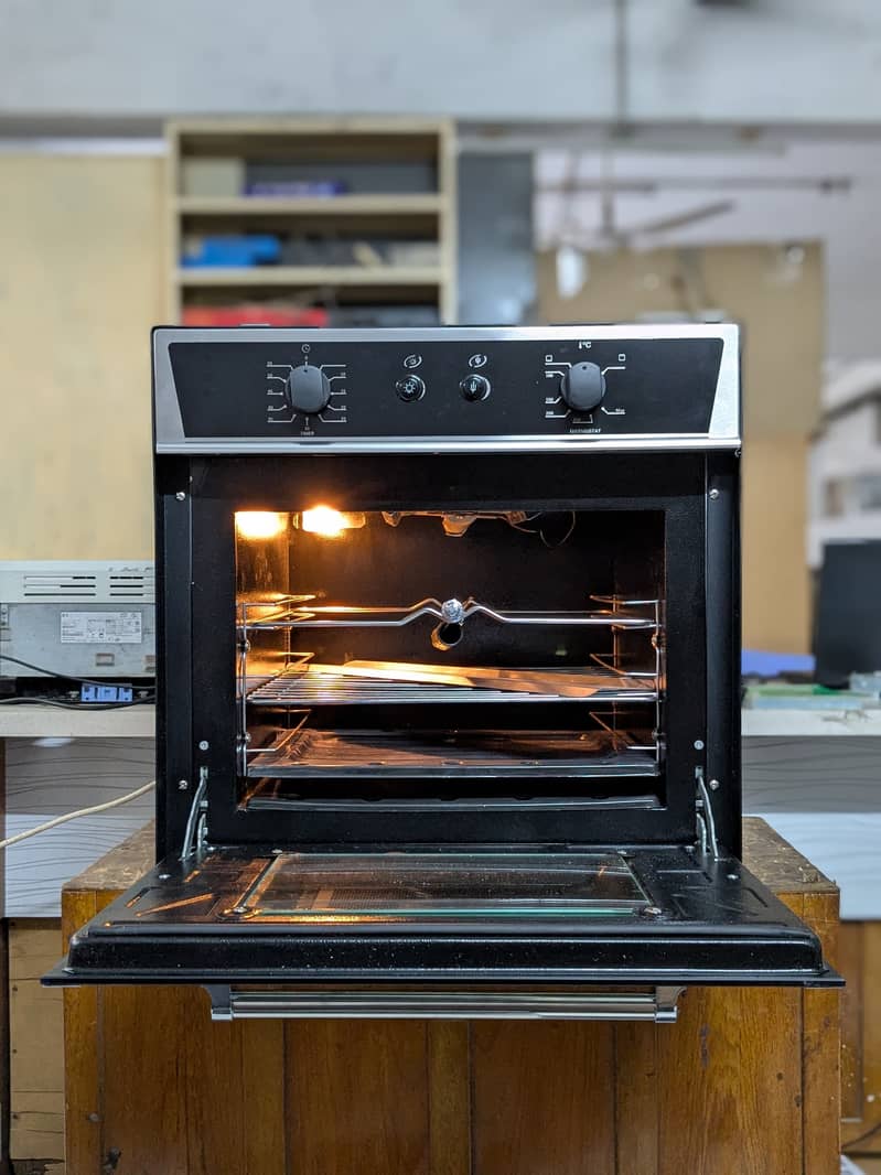 TOKYO Gas Built-in Oven Black, Mercury & Silver-Black - Brand Warranty 2