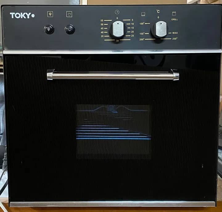 TOKYO Gas Built-in Oven Black, Mercury & Silver-Black - Brand Warranty 7