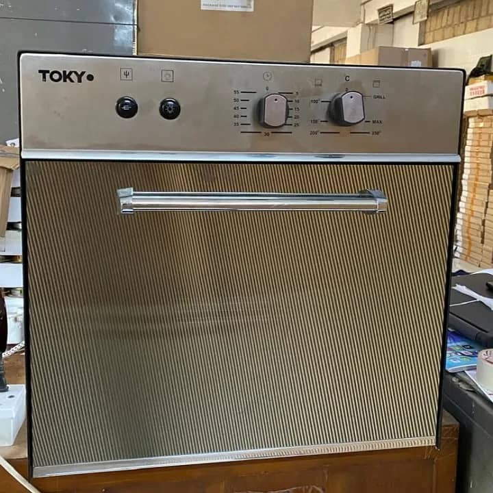TOKYO Gas Built-in Oven Black, Mercury & Silver-Black - Brand Warranty 8