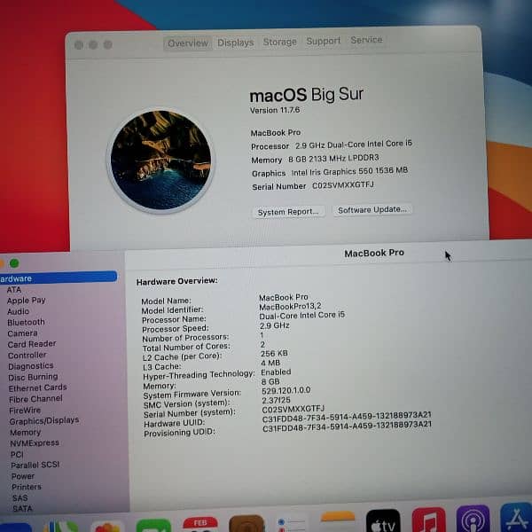 MacBook Pro 13-inch, 2016, updated software Monterey 2
