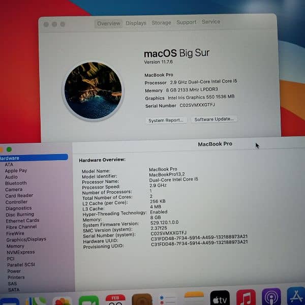 MacBook Pro 13-inch, 2016, updated software Monterey 3