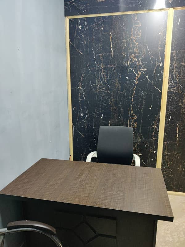 Furnished Office For Rent With Air Conditioner And Work Stations And All Amenities Available In Model Town Link Road 2