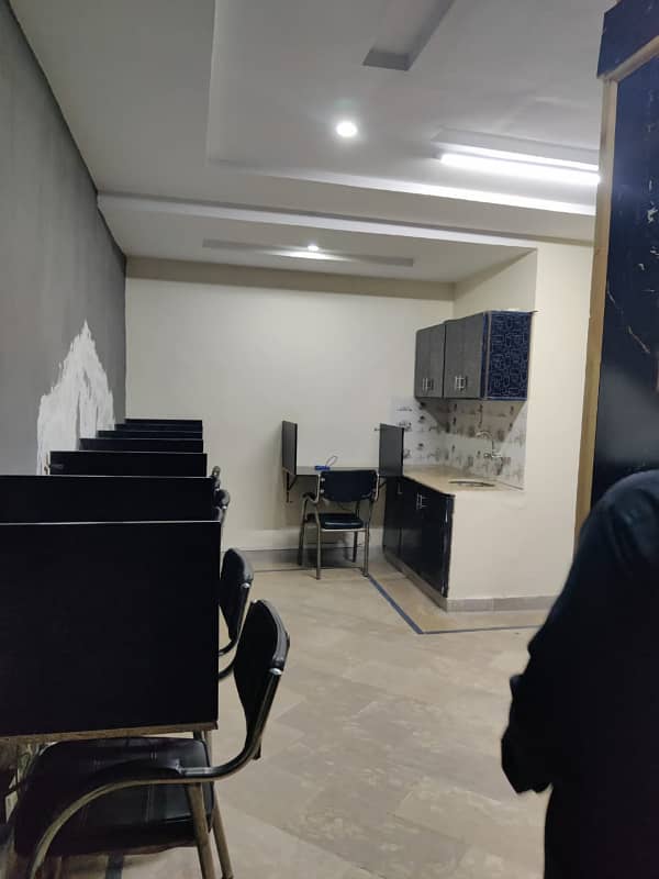 Furnished Office For Rent With Air Conditioner And Work Stations And All Amenities Available In Model Town Link Road 5